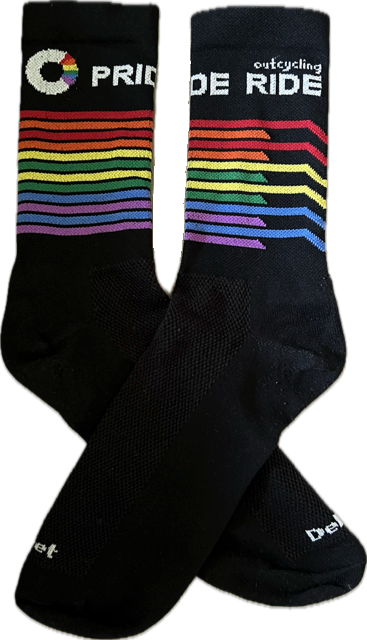 OutCycling Pride Ride Socks